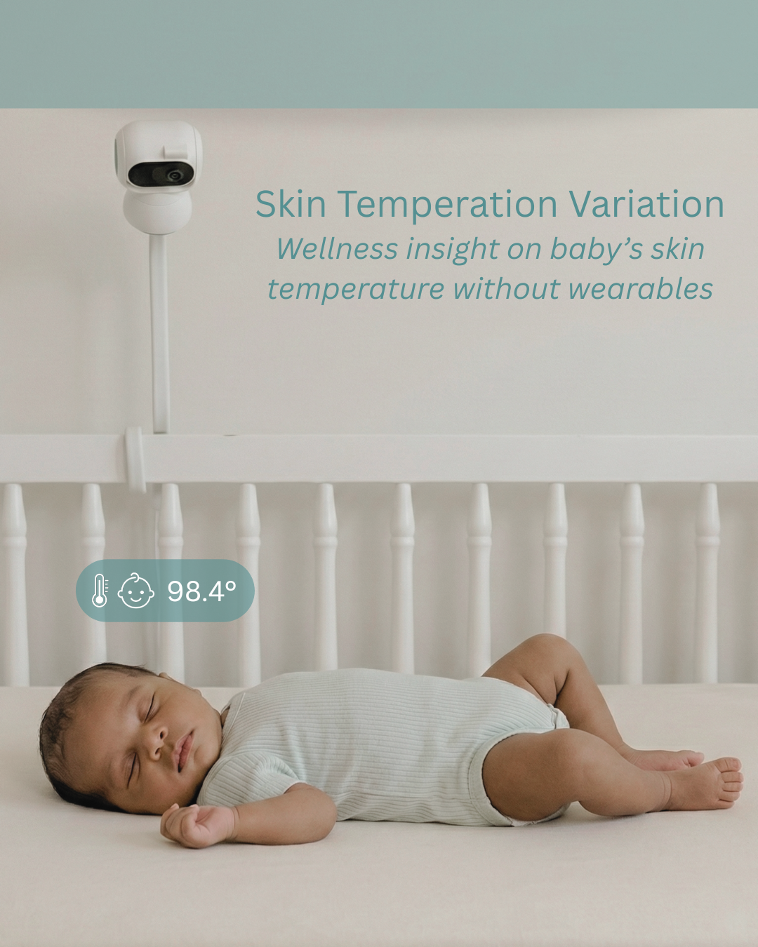 Skin temperature sensing closeup